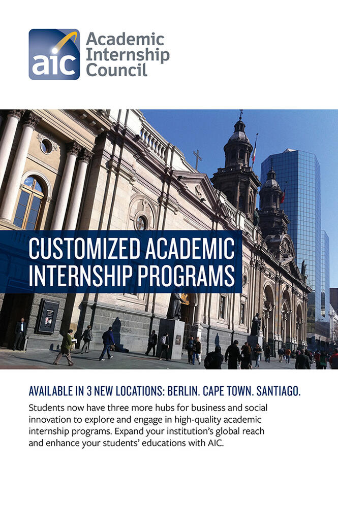Handout for Academic Internship Council, front