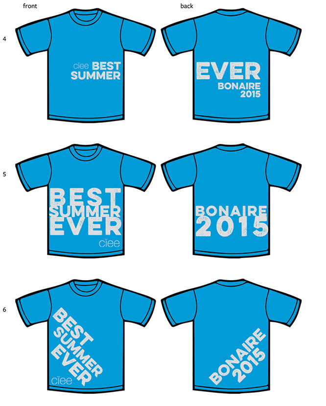 T-shirt concepts, CIEE